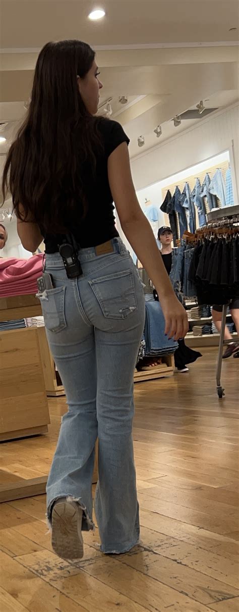 Slim Brunette Squatting And Working Oc Tight Jeans Forum