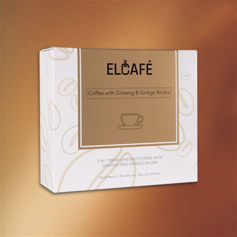 el cafe coffee  ginseng ginkgo biloba elken shop singapore