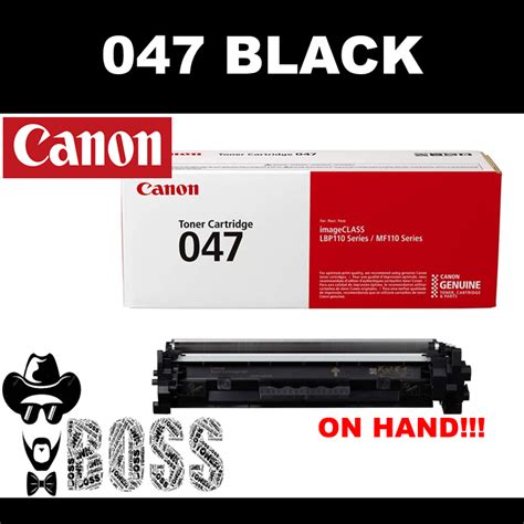 Canon 047 Black Original Toner Cartridge | Lazada PH