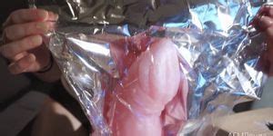 ASMR Girl Unboxes And Plays With A Huge Dildo Apollo Max Tnaflix