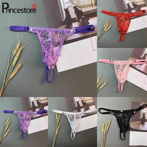 Briefs Lace Lingerie Men S Nylon Bulge Pouch One Size Panties Soft T Back Shopee Singapore