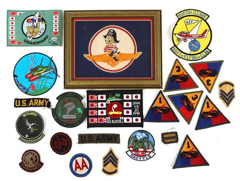 Lot Detail - US MILITARY PATCHES & INSIGNIA