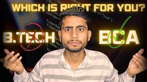 B Tech Vs Bca Which Is Best For You Bca Vs B Tech Youtube