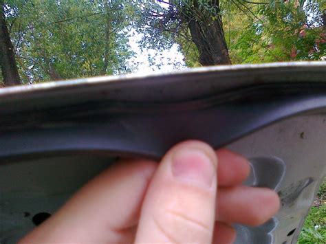 Уплотнительная резинка под капот — Nissan Sunny (B15), 1,5 л, 1998 года ...