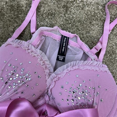 Beautiful Pink Lingerie Baby Doll Nightie Top By Depop