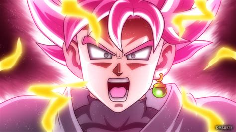 Wallpaper Dragon Ball Super Black Goku Pink Bow Super Saiyajin Ros