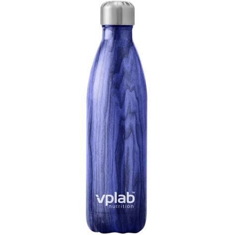 💪 Buy VPLab Nutrition Metal water bottle 500 ml blue wood at 525грн. in ...