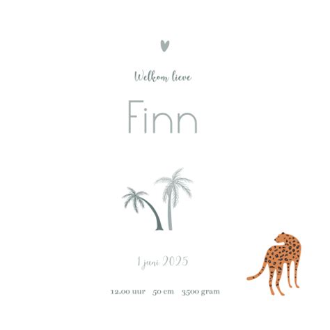 Aquarel Geboortekaartje Jongen Met Hartjes En Watervef In Nude Kleur