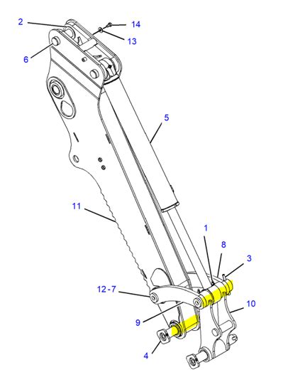 Bucsa Stick Cupa Caterpillar Bh160 Fusion • Acn Piese Utilaje