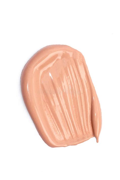 Beige Nude Liquid Foundation Make Up Swatch Texture Image Stock Image Image Of Facial