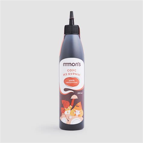 Соус-крем из хурмы натуральный MMON'S 250 мл без сахара - купить с ...