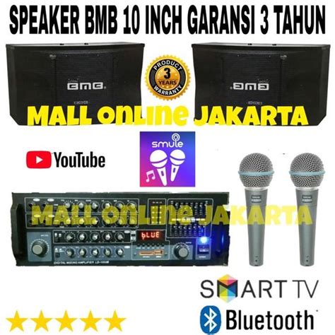 Jual Paket Karaoke Bmb Inch Original Audio Sound System Rumah Di