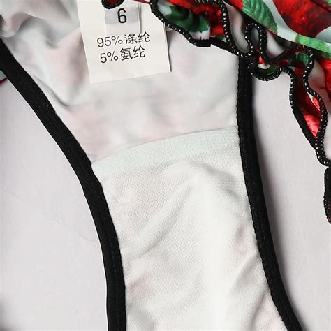 Teenager Girls Swimsuit Ruffle Bikini Set Cute Kid Grandado