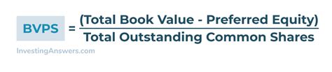 How And Why To Calculate Book Value Investinganswers