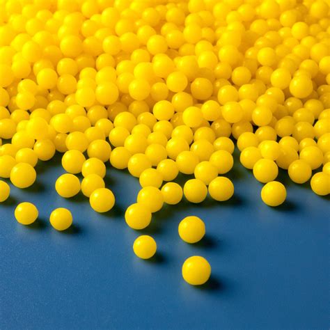 Yellow Sugar Pearls Foliay Wholesale