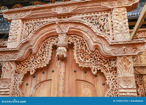 Close Up Image Of Ancient Door Carved Doors And Door Frames