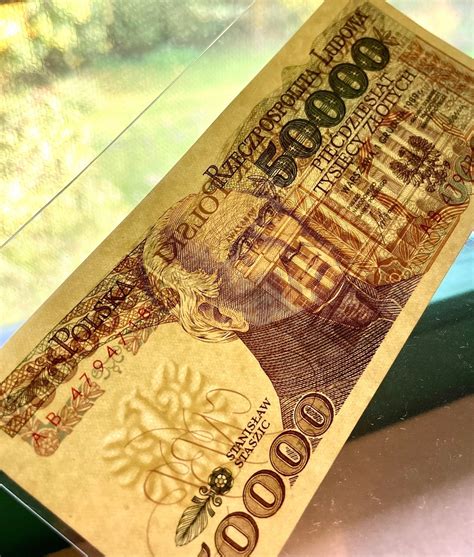 Banknot 50000 złotych 1989 Staszic Seria AB UNC - 12749914196 ...