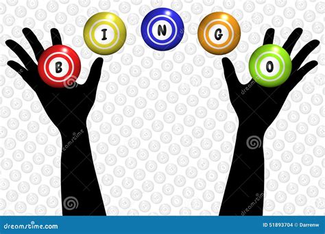 Bingohanden Stock Illustratie Illustration Of Bingo 51893704