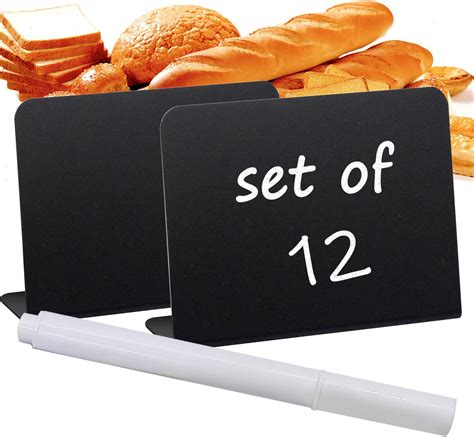 Amazon Set Of 10 Small Chalkboard Signs 3x4 Inches With Skewers