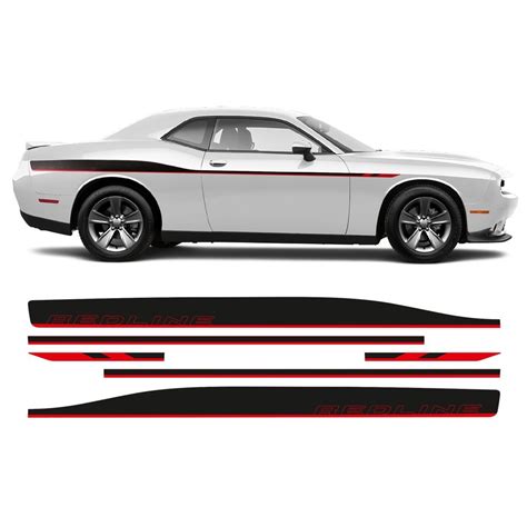 Vinilos Franjas Redline Dodge Challenger Star Sam