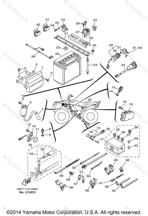Yamaha Grizzly 700 Electrical Schematic - Wiring Diagram