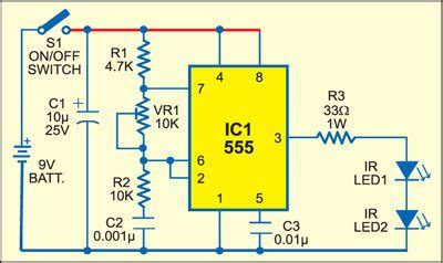 Infrared Object Counter Full Circuit Diagram Available