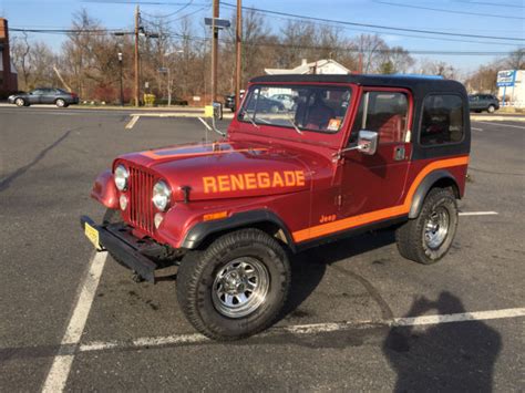 1986 American Motors Jeep Cj7 Renegade For Sale