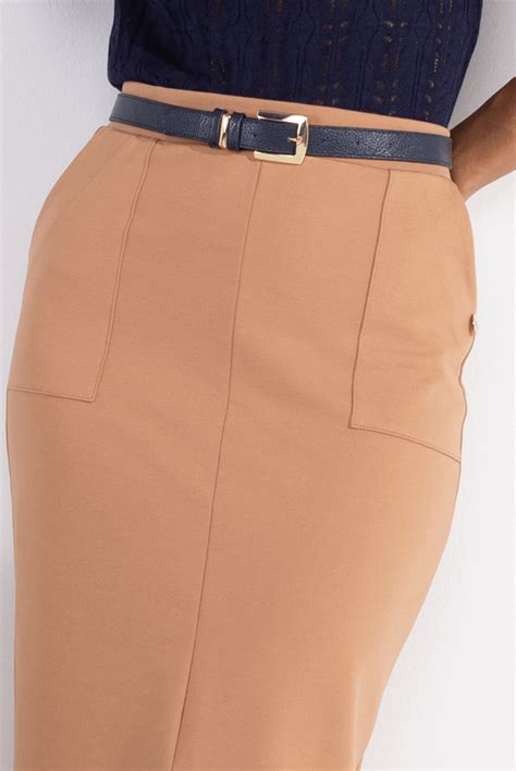 Saia Basic Bolso Nude Emilly Lekazis