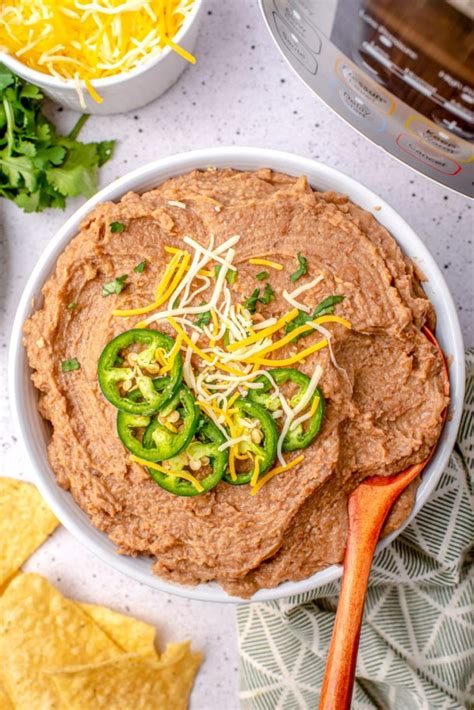 Instant Pot Refried Beans • Food Folks And Fun