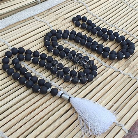 Shaligram Mala Shaligram Necklace Rosary Mala Symbolic Etsy