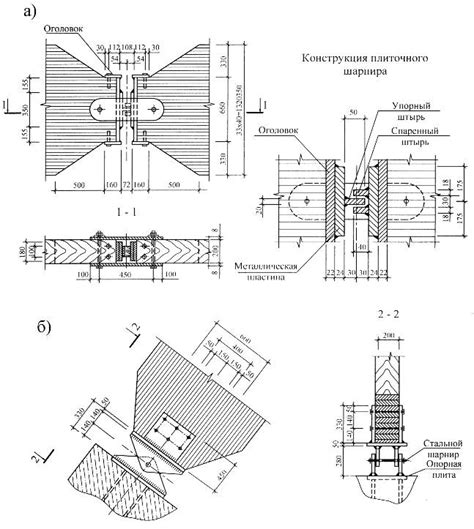 Деревянные плоскостные распорные конструкции