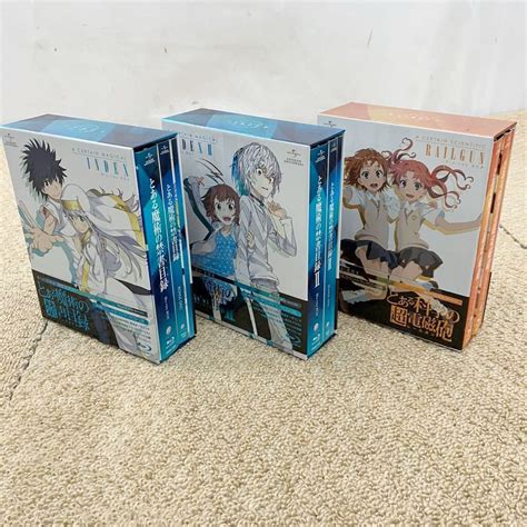 とある魔術の禁書目録1 2 とある科学の超電磁砲 初回限生産Blu ray BOX 3点セット テレビアニメ インデックス レールガン 日本