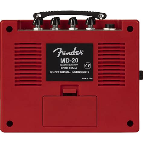 Fender Mini Deluxe Red Mini Musik Produktiv