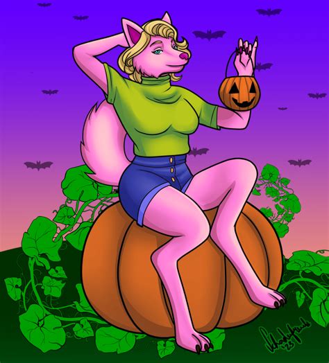 Pumpkin Pinup By Schadenfreudeart Hentai Foundry
