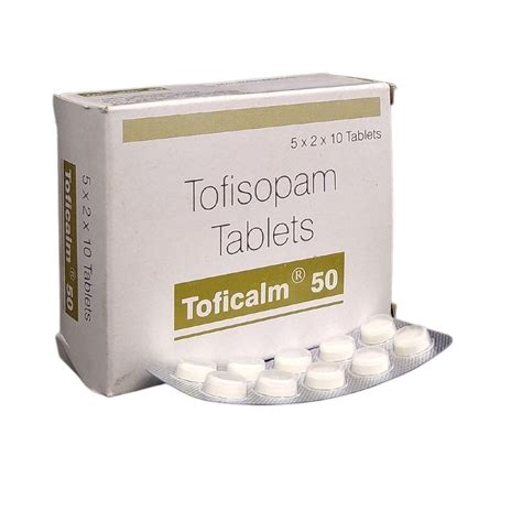 Apollo Tofisopam Toficalm 50mg Tablet 10 Pills In 1 Strip Treatment