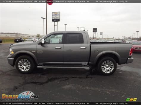 2013 Ram 1500 Laramie Longhorn Crew Cab 4x4 Mineral Gray Metallic
