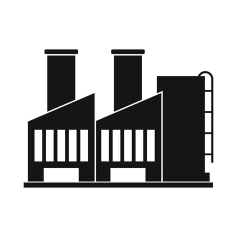 Plant industrial building icon 14144104 Vector Art at Vecteezy