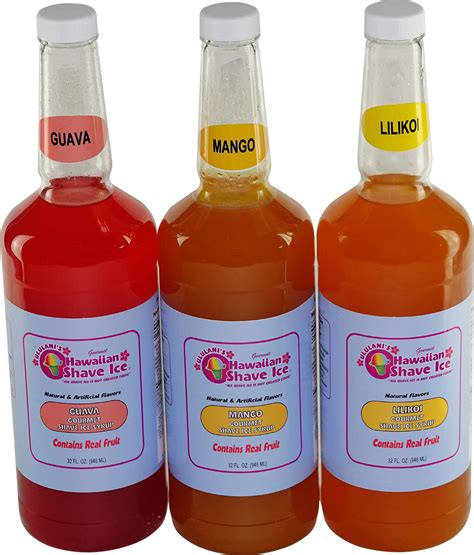 Ululanis Hawaiian Shave Ice Gourmet Shave Ice Syrup 3