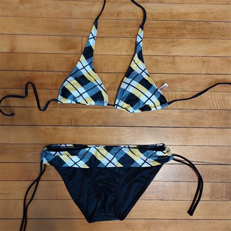 Swim Plaid Bikini Poshmark