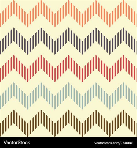 Seamless Geometric Wavy Pattern Royalty Free Vector Image