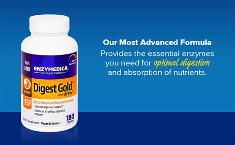 Amazon.com: Enzymedica - Digest Gold with ATPro, Daily Digestive ...