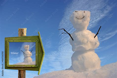 Der Winter Kommt Stock Foto Adobe Stock