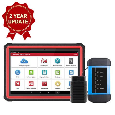 LAUNCH X431 PRO3S Plus With LAUNCH X431 HD III HD3 Adapter For 12V 24V ...