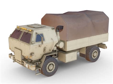 3D model LMTV- Military Truck VR / AR / low-poly | CGTrader