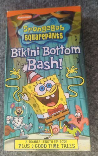 Spongebob Squarepants Bikini Bottom Bash Vhs Vcr Video Tape Ebay