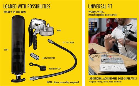Amazon Lumax Lx Black Heavy Duty Deluxe Pistol Grease Gun