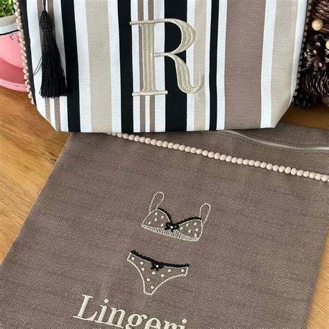 Necessaire E Porta Lingerie Letra R Elo Produtos Especiais