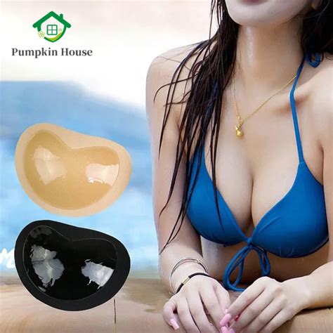 Invisible Chest Pad Silicone Sponge Pad Swimsuit Underwear Thickened Self Adhesive Bikini Insert