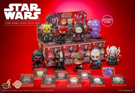 Hot Toys Cosbi Bobble Head Collection CBX162 Star Wars Dark Side Series Original Box Of 8
