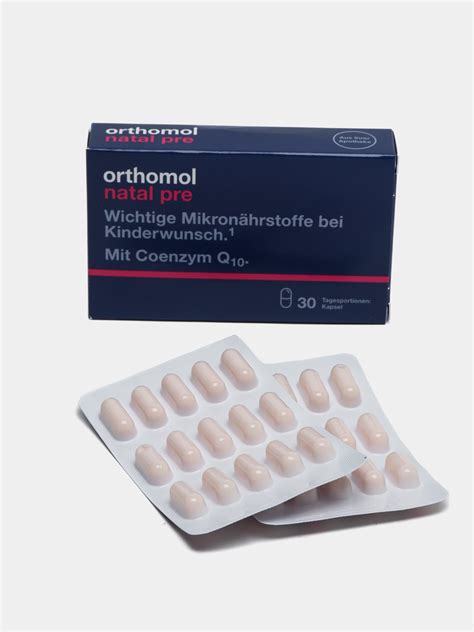 Orthomol Natal Pre, Ортомол Натал Пре, 30 капсул : Купить в Ташкенте по ...